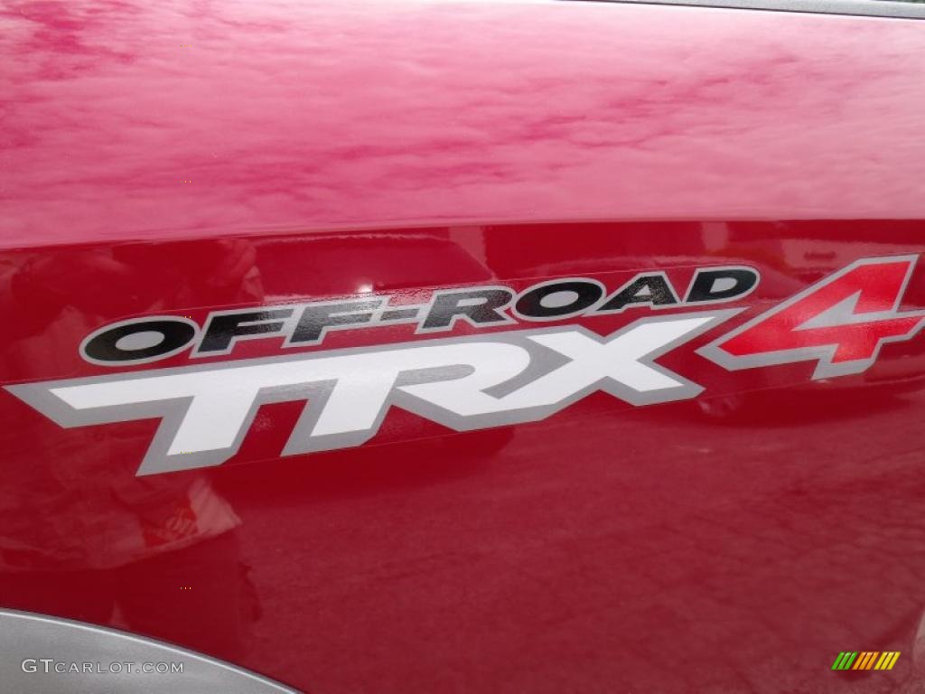 2010 Ram 1500 TRX4 Quad Cab 4x4 - Inferno Red Crystal Pearl / Dark Slate/Medium Graystone photo #9