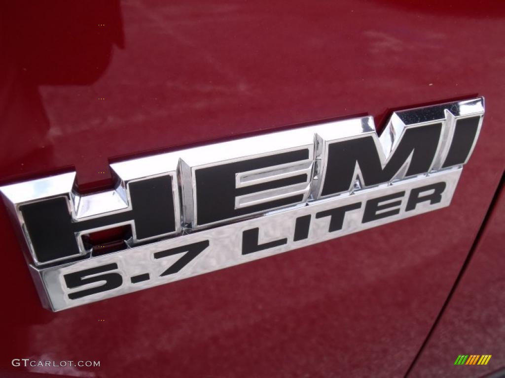 2010 Ram 1500 TRX4 Quad Cab 4x4 - Inferno Red Crystal Pearl / Dark Slate/Medium Graystone photo #11