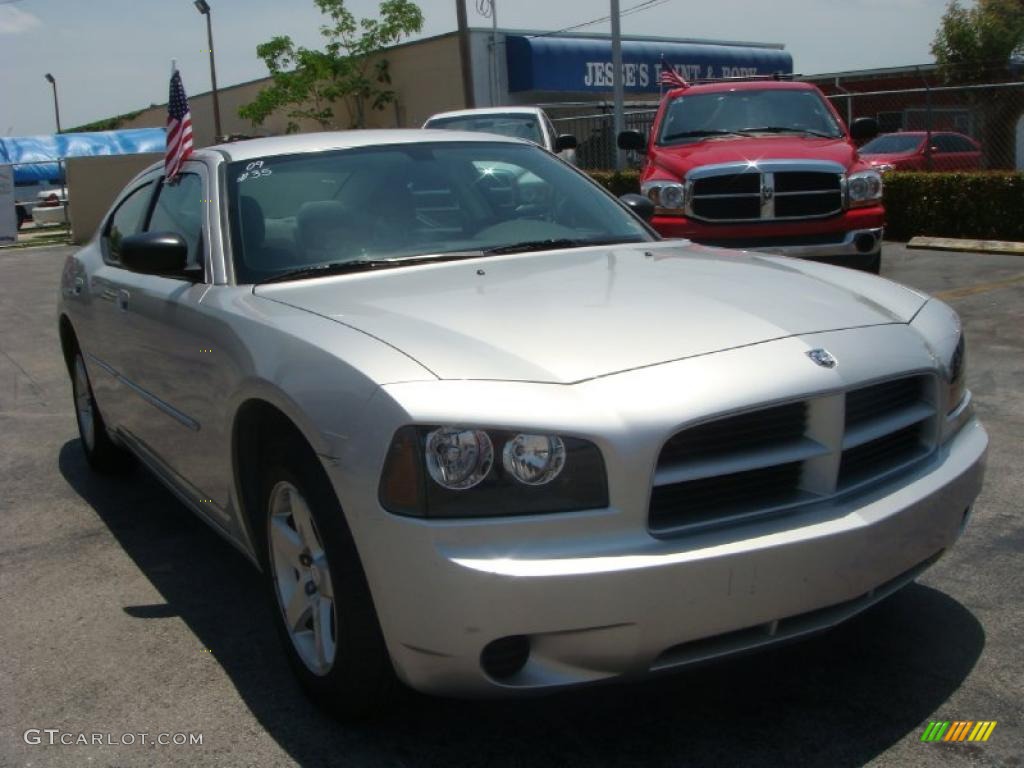 2008 Charger Police Package - Bright Silver Metallic / Dark Slate Gray photo #1