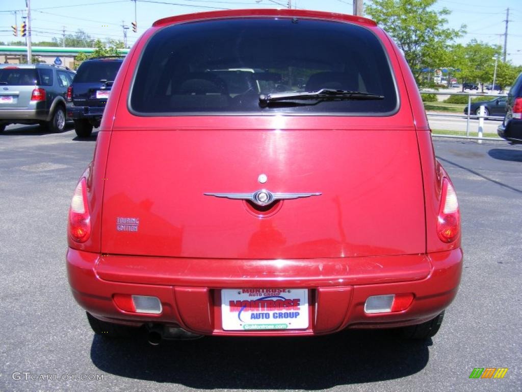 2006 PT Cruiser Touring - Inferno Red Crystal Pearl / Pastel Slate Gray photo #4