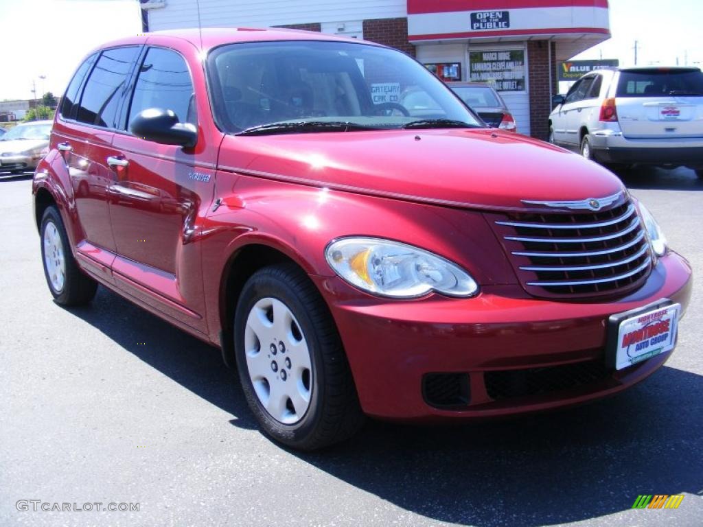 2006 PT Cruiser Touring - Inferno Red Crystal Pearl / Pastel Slate Gray photo #7