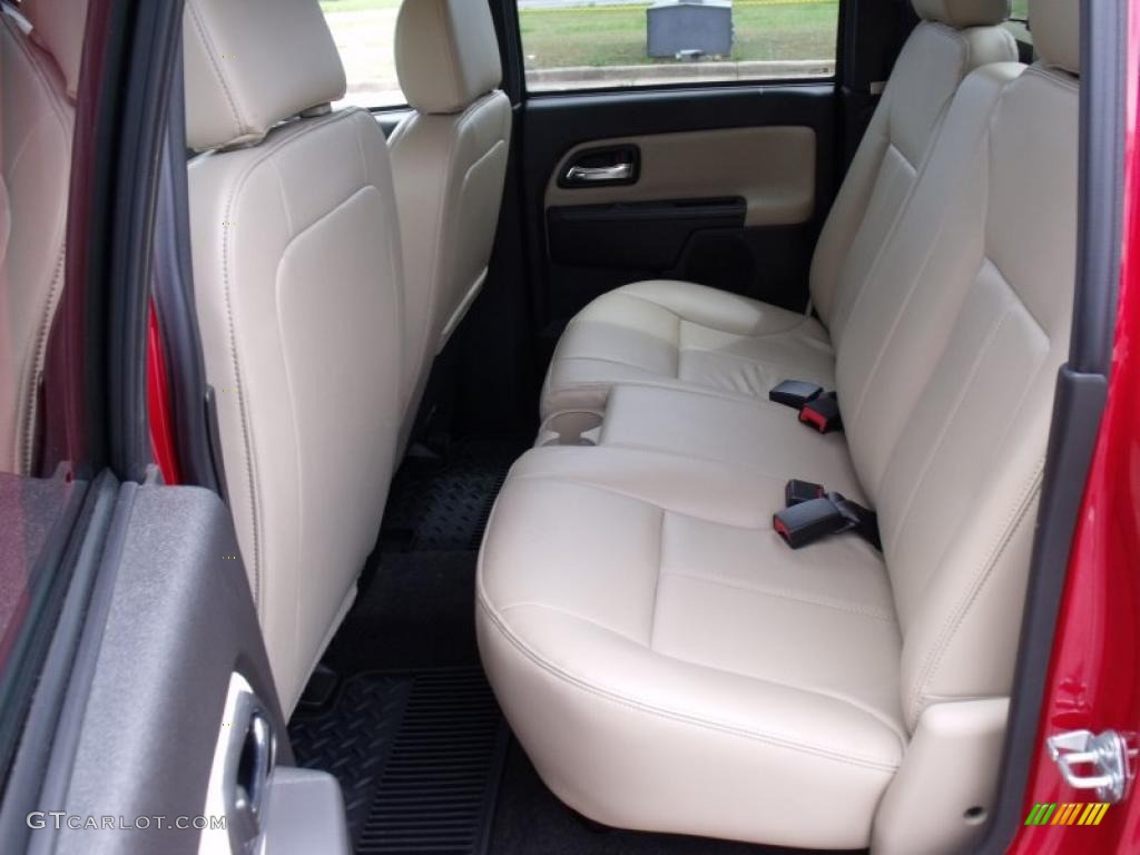 2010 Colorado LT Crew Cab - Victory Red / Ebony/Light Cashmere photo #15