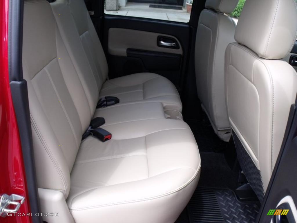 2010 Colorado LT Crew Cab - Victory Red / Ebony/Light Cashmere photo #16