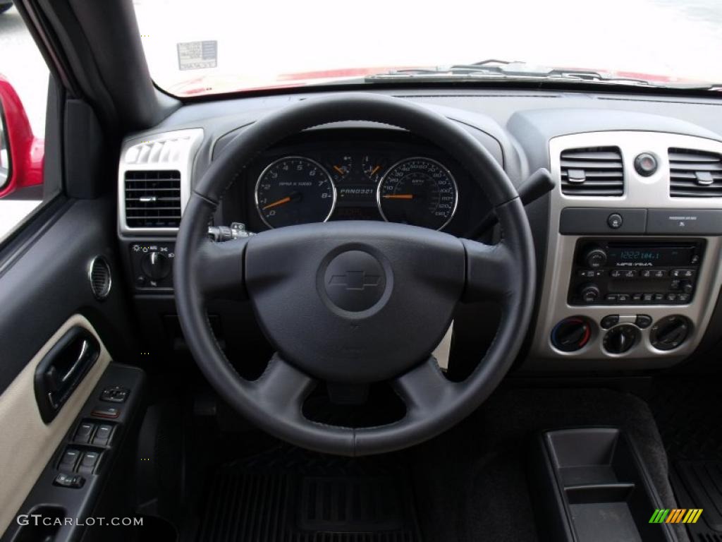 2010 Colorado LT Crew Cab - Victory Red / Ebony/Light Cashmere photo #21