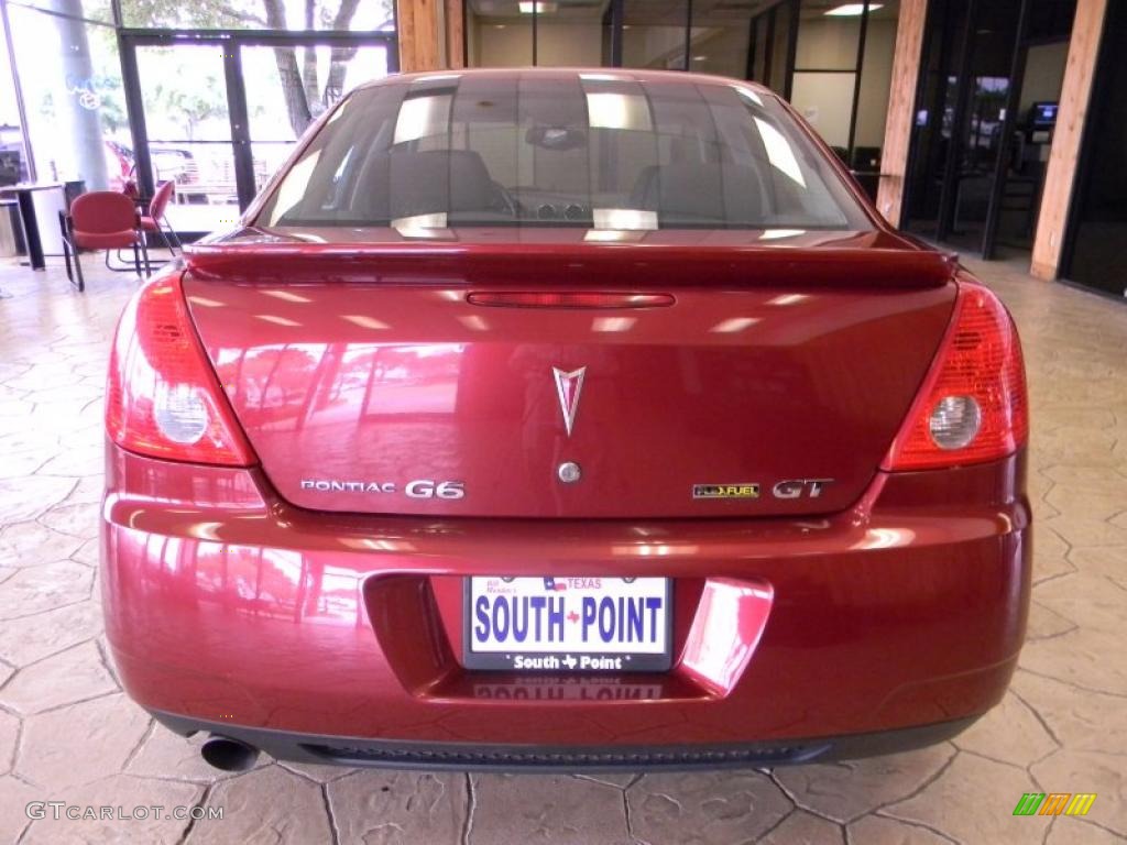 2009 G6 GT Sedan - Performance Red Metallic / Ebony photo #6