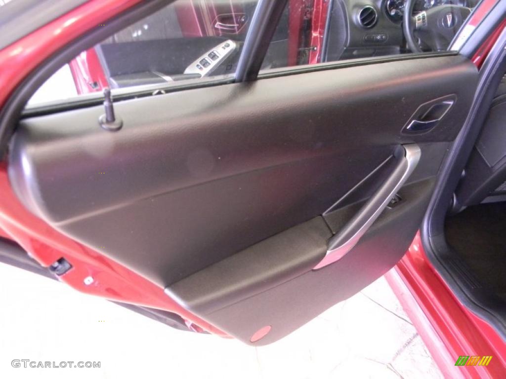 2009 G6 GT Sedan - Performance Red Metallic / Ebony photo #12