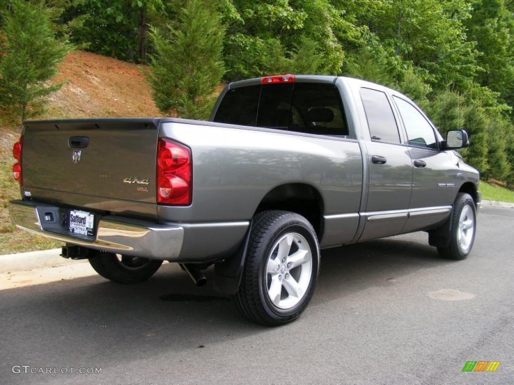 2007 Ram 1500 SLT Quad Cab 4x4 - Mineral Gray Metallic / Medium Slate Gray photo #5