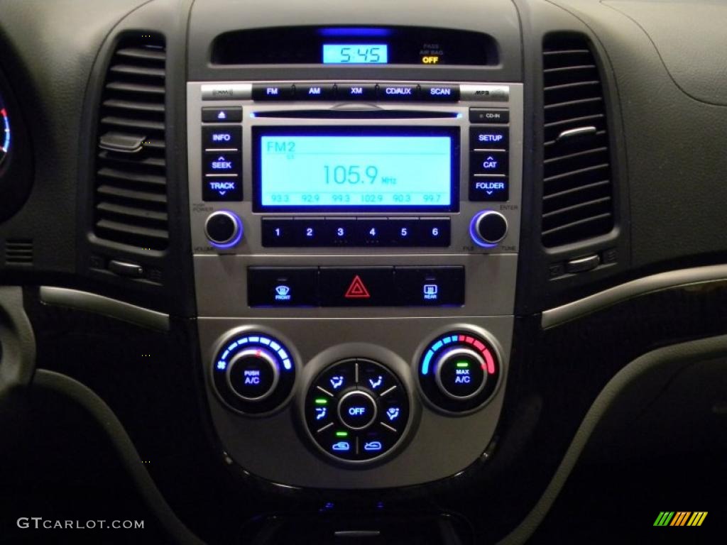 2009 Santa Fe GLS - Slate Blue / Beige photo #30