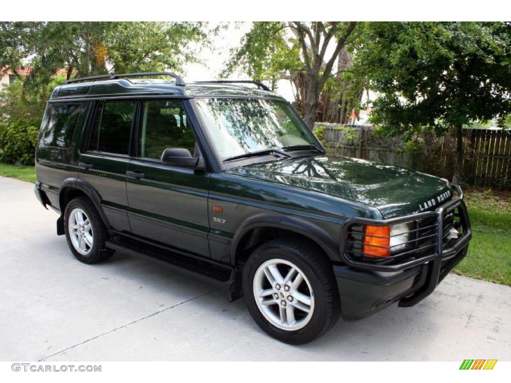 2002 Discovery II SE7 - Epsom Green Metallic / Bahama Beige photo #12