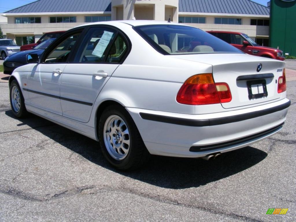 1999 3 Series 323i Sedan - Alpine White / Sand photo #3