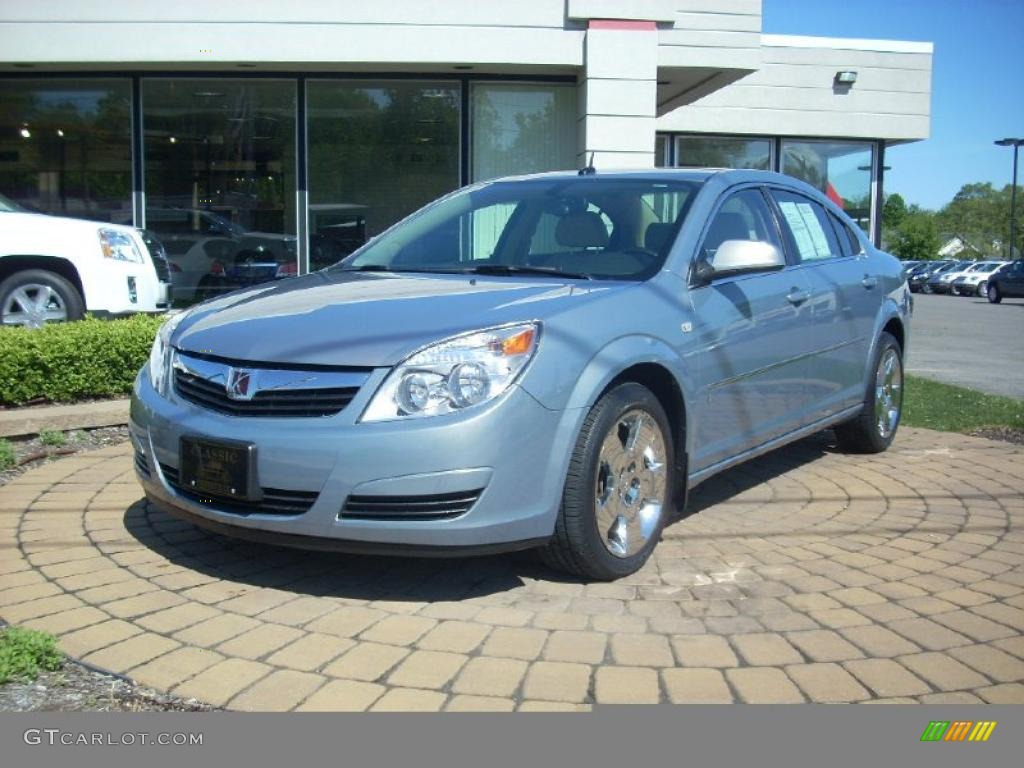2007 Aura XE - Ocean Mist Metallic / Gray photo #2