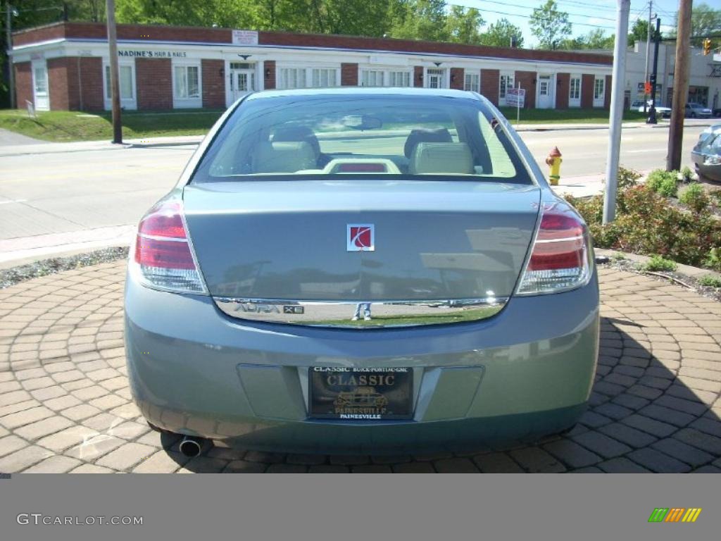 2007 Aura XE - Ocean Mist Metallic / Gray photo #7