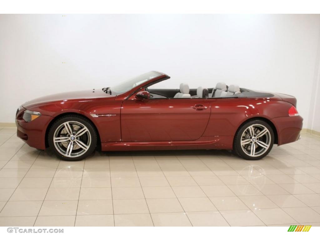 2007 M6 Convertible - Indianapolis Red Metallic / Silverstone II photo #4