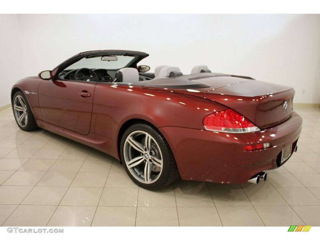 2007 M6 Convertible - Indianapolis Red Metallic / Silverstone II photo #5