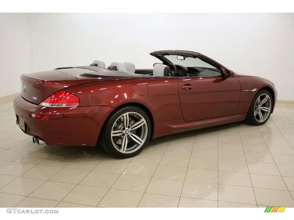 2007 M6 Convertible - Indianapolis Red Metallic / Silverstone II photo #7