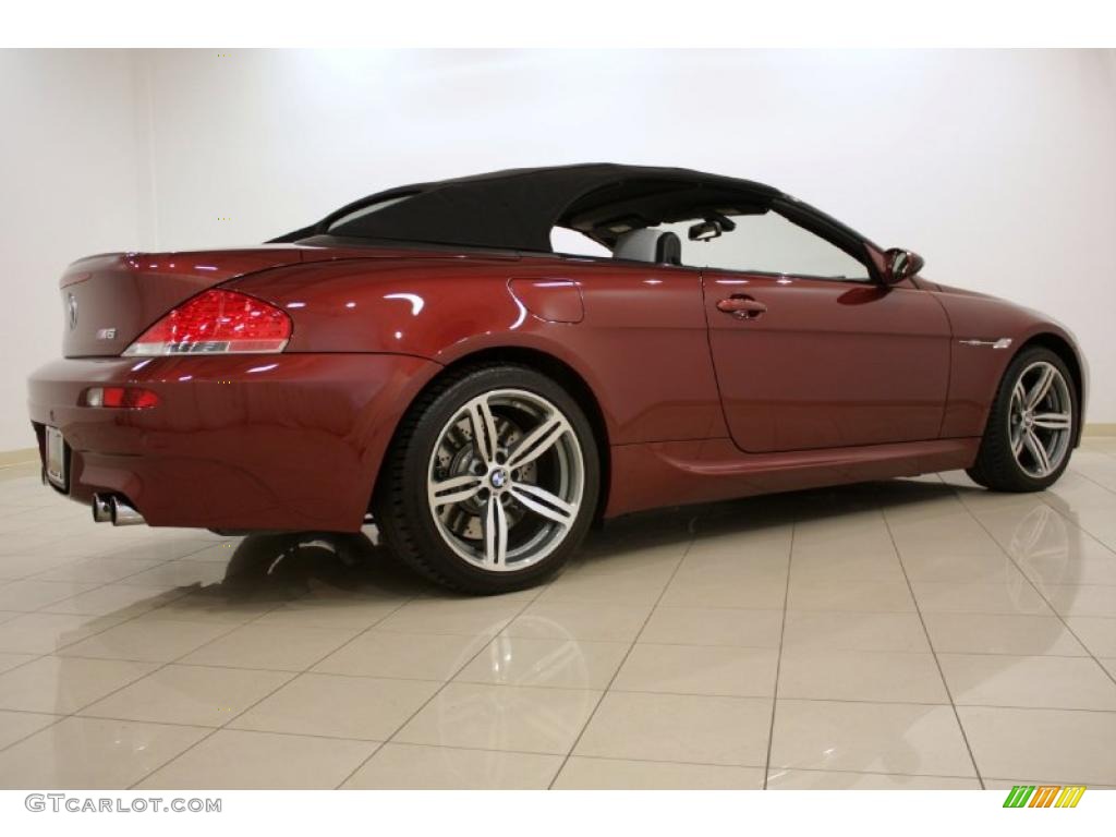 2007 M6 Convertible - Indianapolis Red Metallic / Silverstone II photo #8