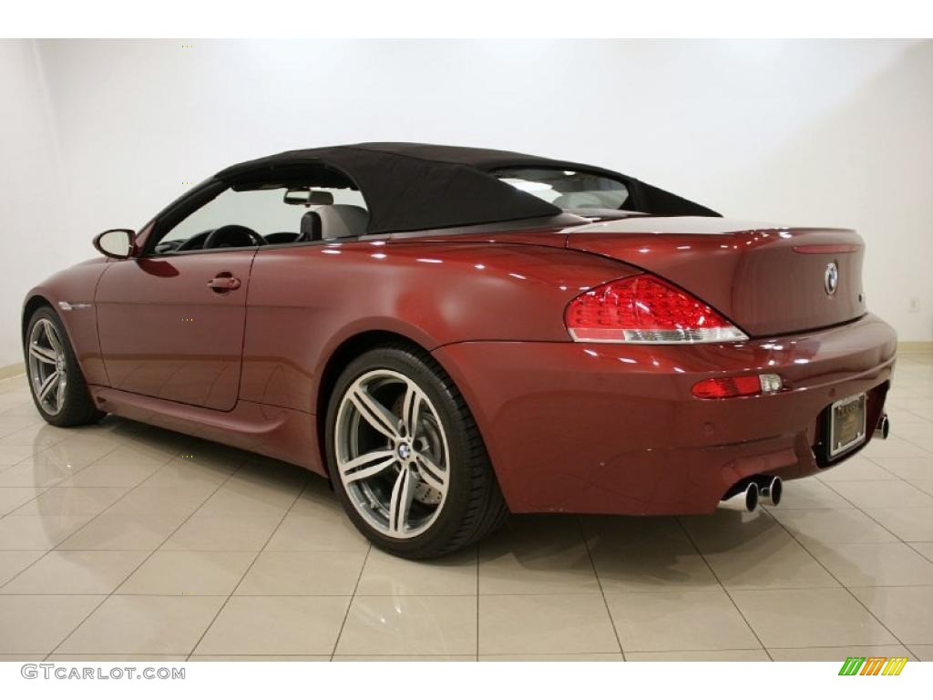 2007 M6 Convertible - Indianapolis Red Metallic / Silverstone II photo #10