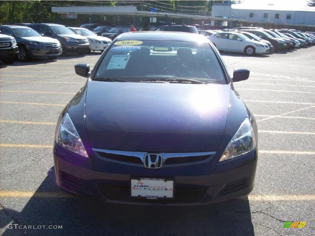 2007 Accord EX Sedan - Royal Blue Pearl / Gray photo #3