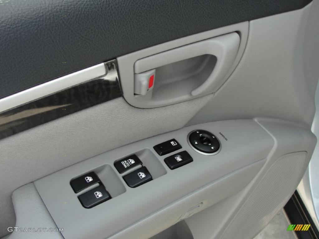2007 Santa Fe GLS - Silver Blue / Gray photo #34