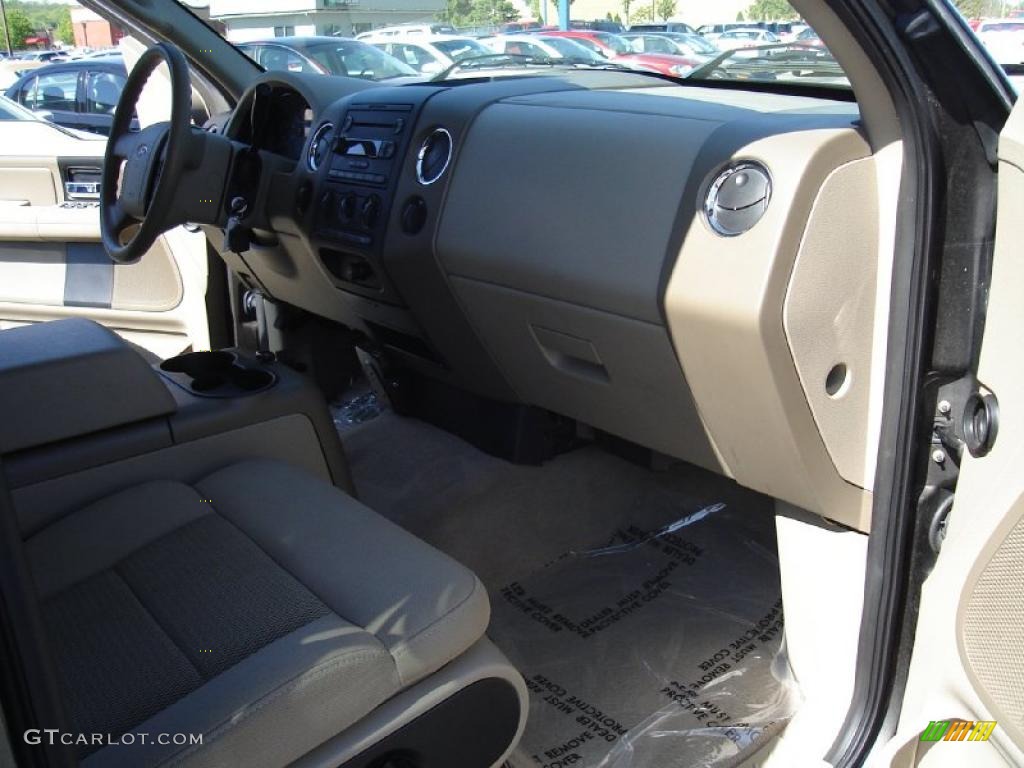 2005 F150 XLT SuperCrew 4x4 - Dark Shadow Grey Metallic / Tan photo #20