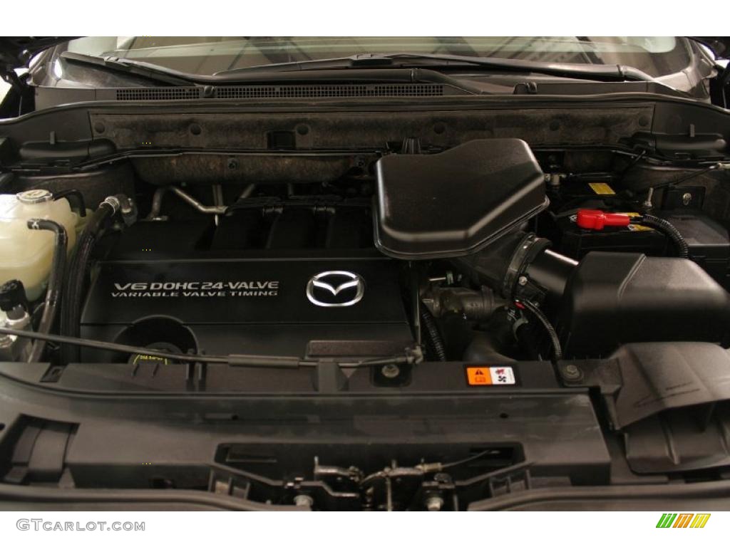 2007 CX-9 Sport - Galaxy Gray Mica / Black photo #25