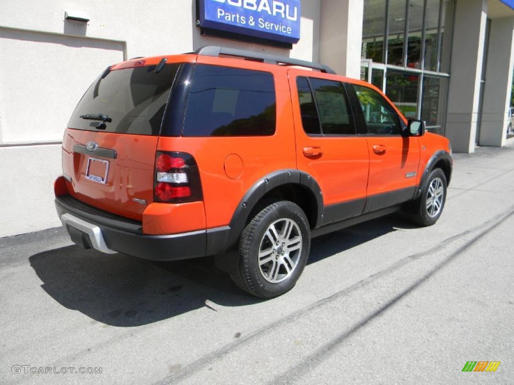 Orange Frost Metallic 2007 Ford Explorer XLT Ironman Edition 4x4 Exterior Photo #29804410