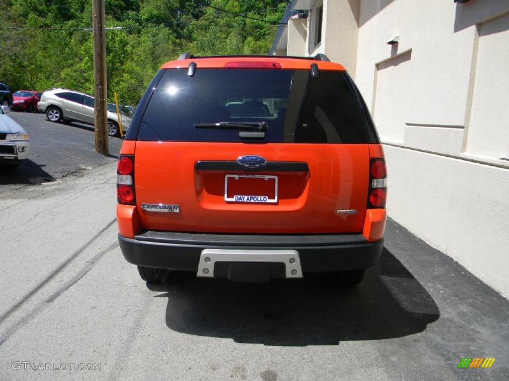 Orange Frost Metallic 2007 Ford Explorer XLT Ironman Edition 4x4 Exterior Photo #29804538