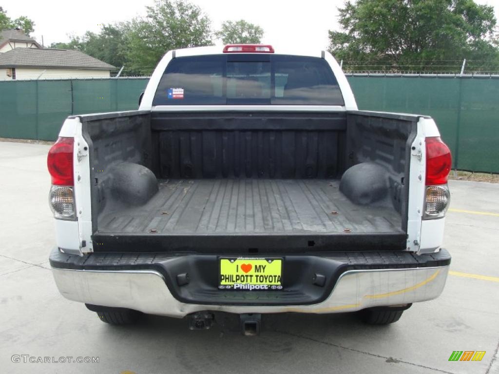 2008 Tundra SR5 Double Cab - Super White / Beige photo #4