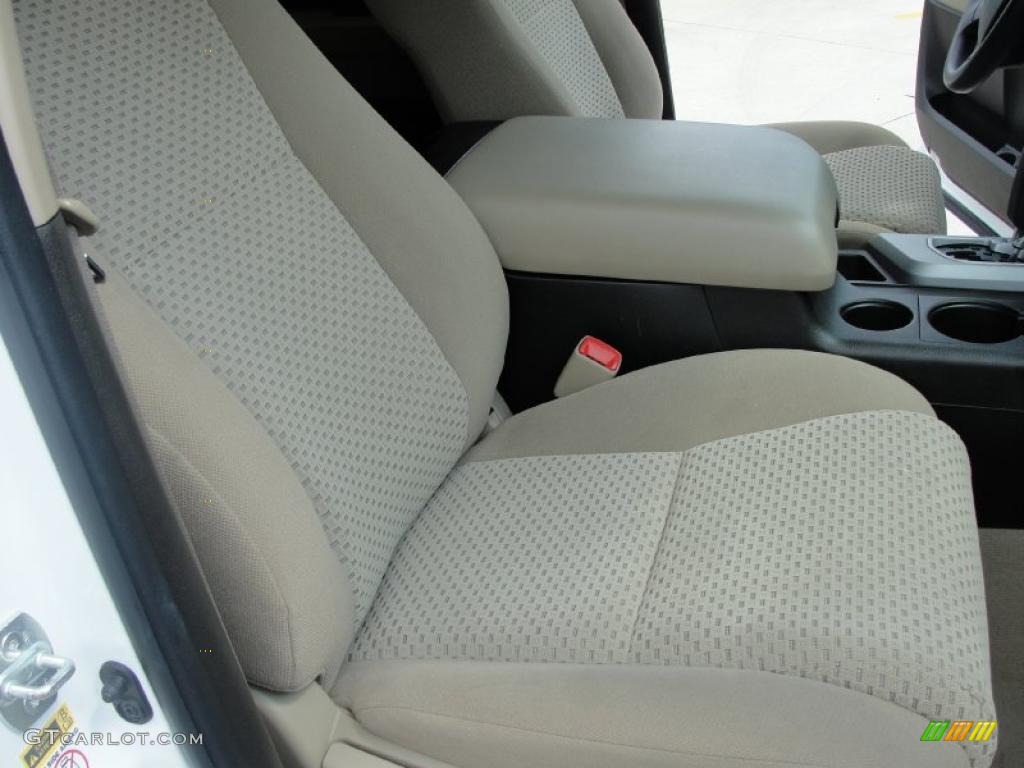 2008 Tundra SR5 Double Cab - Super White / Beige photo #27