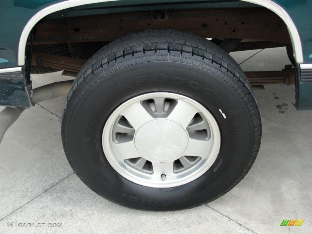 1996 C/K C1500 Extended Cab - Emerald Green Metallic / Gray photo #11
