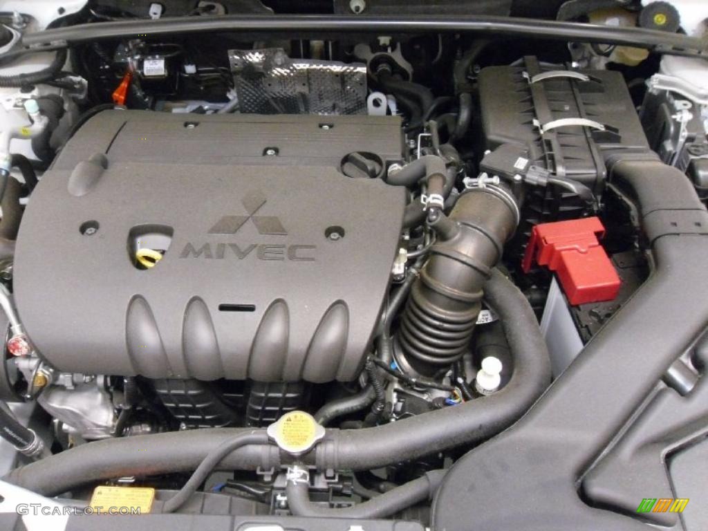 2010 Lancer Sportback GTS - Wicked White Metallic / Black photo #28