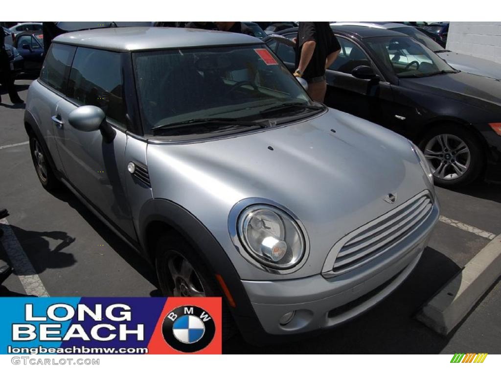 2007 Cooper Hardtop - Sparkling Silver Metallic / Grey/Carbon Black photo #1