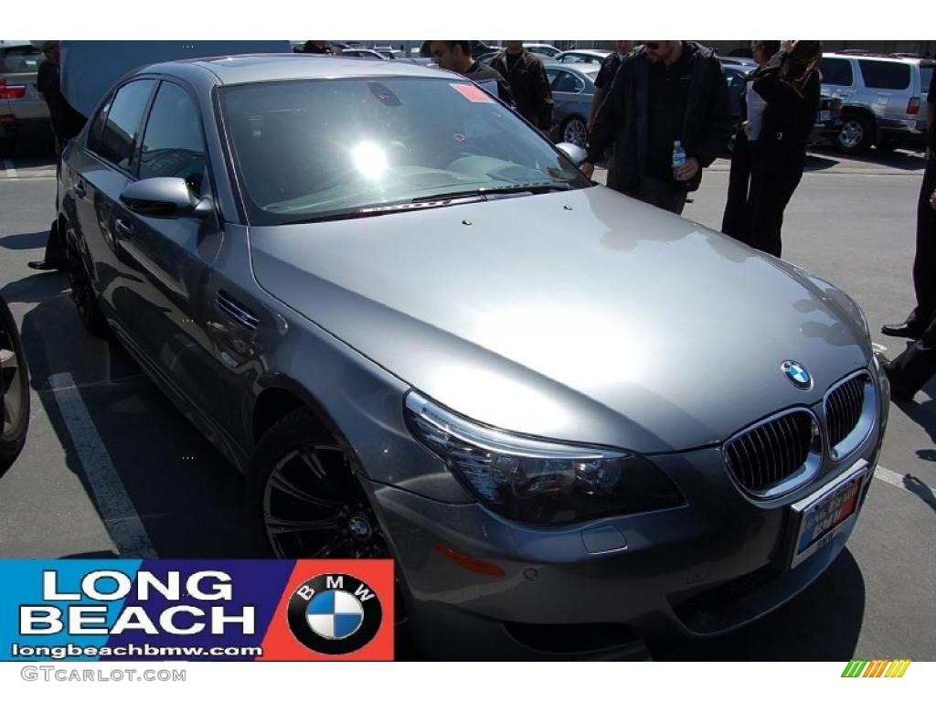 2008 M5 Sedan - Space Grey Metallic / Black photo #1