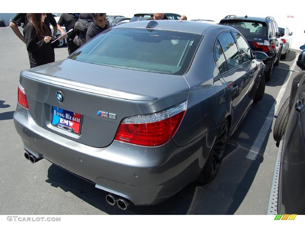 2008 M5 Sedan - Space Grey Metallic / Black photo #6