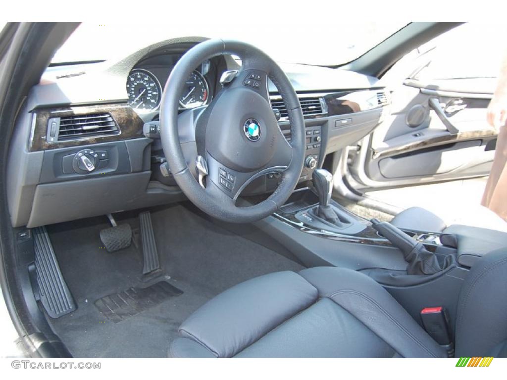 2009 3 Series 328i Convertible - Space Grey Metallic / Black photo #4