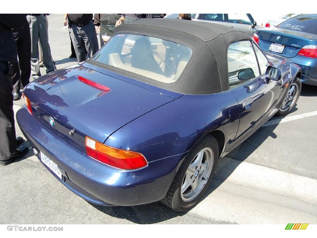 1997 Z3 1.9 Roadster - Montreal Blue Metallic / Beige photo #2