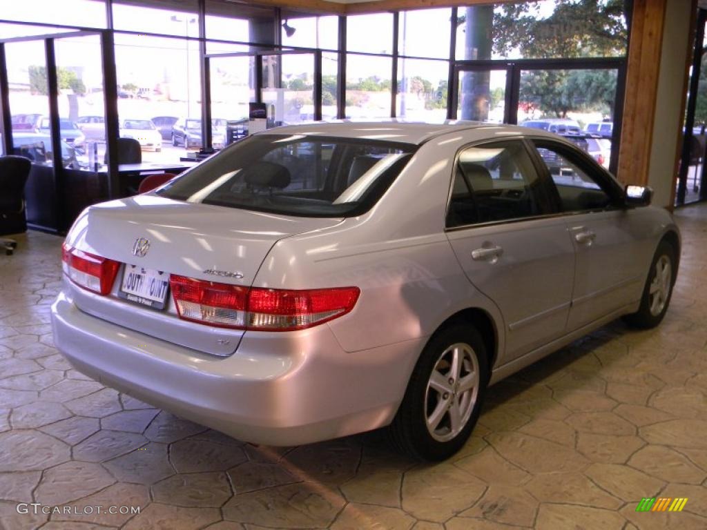 2003 Accord EX-L Sedan - Satin Silver Metallic / Black photo #8