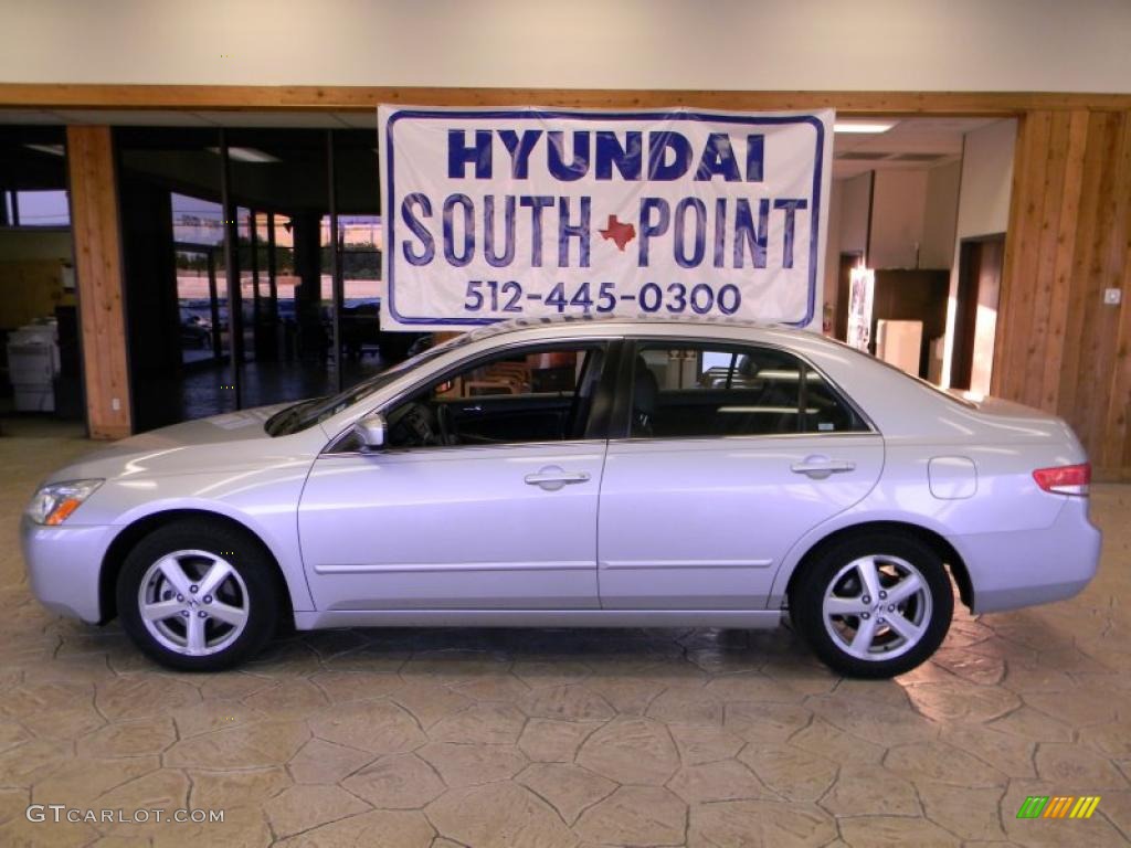 2003 Accord EX-L Sedan - Satin Silver Metallic / Black photo #12