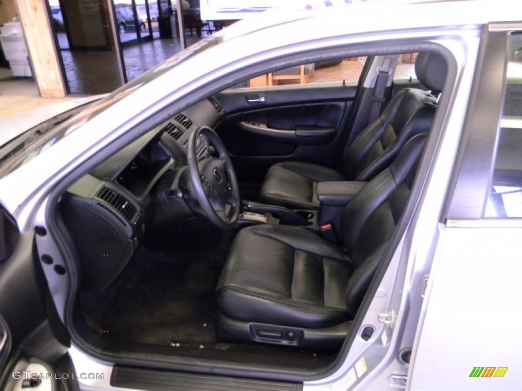 2003 Accord EX-L Sedan - Satin Silver Metallic / Black photo #18