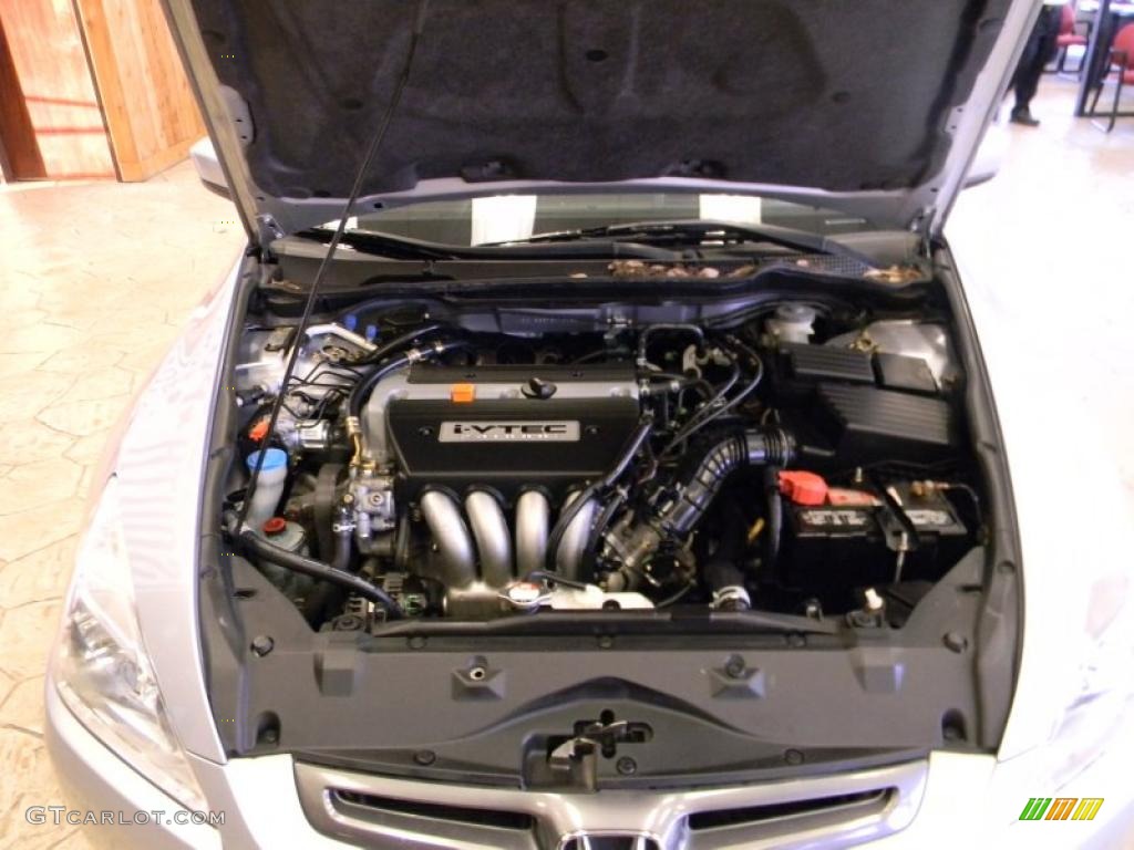 2003 Accord EX-L Sedan - Satin Silver Metallic / Black photo #32