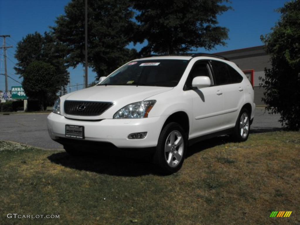 2004 RX 330 AWD - Crystal White Pearl / Light Gray photo #1