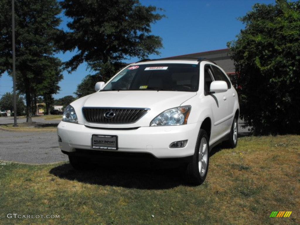 2004 RX 330 AWD - Crystal White Pearl / Light Gray photo #2
