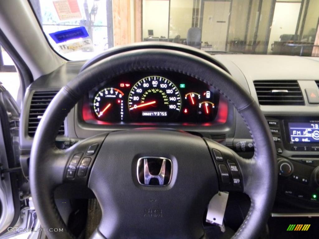 2003 Accord EX-L Sedan - Satin Silver Metallic / Black photo #40