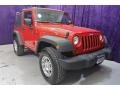 2009 Flame Red Jeep Wrangler X 4x4  photo #1