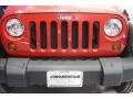 2009 Flame Red Jeep Wrangler X 4x4  photo #28