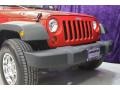 2009 Flame Red Jeep Wrangler X 4x4  photo #35