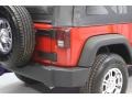 2009 Flame Red Jeep Wrangler X 4x4  photo #37