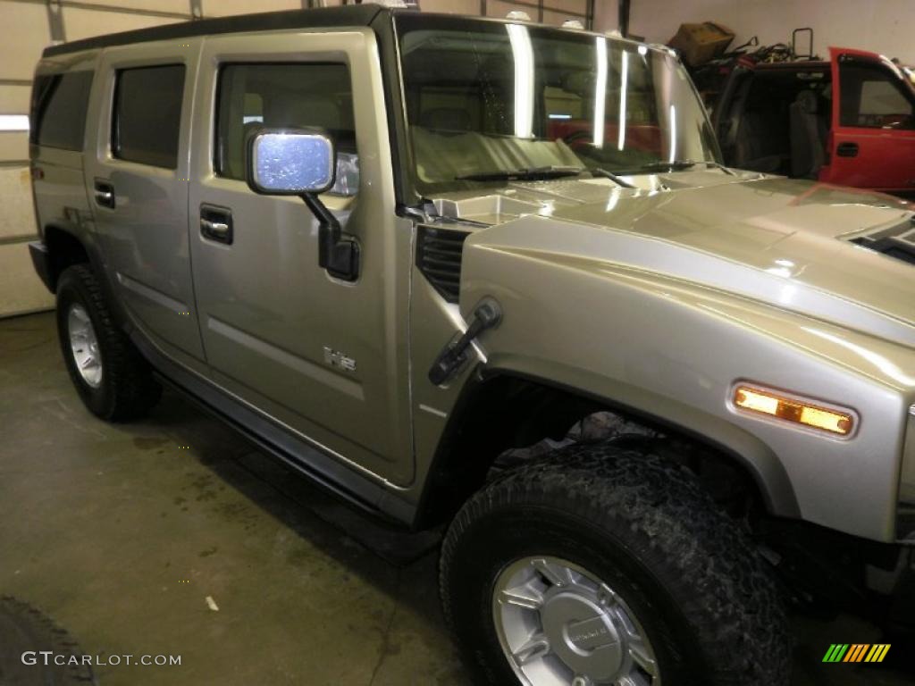 2003 H2 SUV - Pewter Metallic / Wheat photo #8