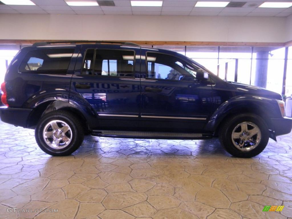 2004 Durango Limited - Atlantic Blue Pearl / Medium Slate Gray photo #4