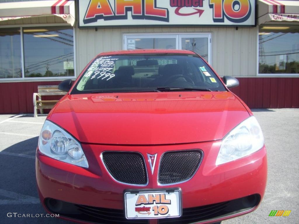 2007 G6 Sedan - Crimson Red / Ebony photo #1